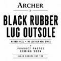 Black Nubuck cap toe - Black Rubber Heel Lug Outsole