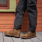 SIENA BROWN WAXED ROUGHOUT CAP TOE